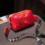 2024 Autumn New Korean Fashion Laser Printed Letters Single Strap Women's Mobile Phone Change Shoulder Messenger Bag Wholesale