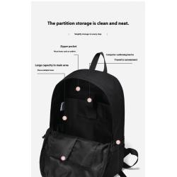 ZF287 New Schoolbag Female Junior High School Students Shoulder Bag Male Computer Backpack Oxford Breathable Waterproof Travel