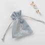 Custom Logo Printed Velvet Gift Bag Luxury Velvet Drawstring Bag For Jewelry