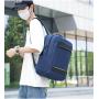 ZWY226 Hot Sale New Men Simple Laptop Backpack Oxford Solid Color Lightweight Backpack Daily Business Work Travel Shoulder Bag