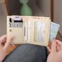 Alligator Soft Leather Short Credit Card Holder Coin Purse  Ladies Wallets  sac tendance 2024 Women's Folding Zipper Wallet
