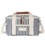 2024 Extreme Design Multi-colored Striped Ice Pack With Pearl Cotton And Aluminum Film Insulated Waterproof Beach Lunch Bag