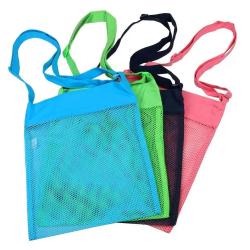 Gelory 11.4 x 13.7inch Beach Bag Shoulder Bags Mesh Net Handbag Crossbody Bag Lady Messenger Totes For Women