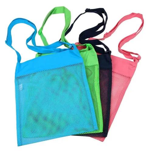 Gelory 11.4 x 13.7inch Beach Bag Shoulder Bags Mesh Net Handbag Crossbody Bag Lady Messenger Totes For Women