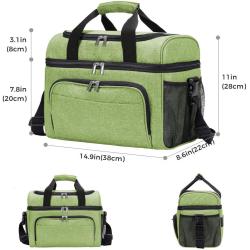 colorful polyester aluminum foil insulation isotherm plastic cooler tote  bag camping high quality food delivery cooler bag