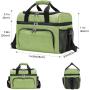 colorful polyester aluminum foil insulation isotherm plastic cooler tote  bag camping high quality food delivery cooler bag