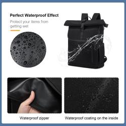LOVEVOOK Custom LOGO Roll Top Camping Hiking Backpack Large Capacity Rucksack Lightweight 17 inch Laptop Bag Travel backpack