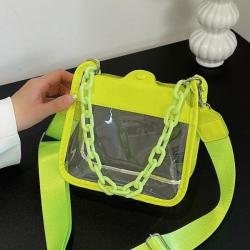 2023 New style summer transparent crossbody bag women shoulder bag PVC clear bag