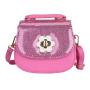 New arrival leather kid mini single crossbody bag fancy sequins little girl handbag