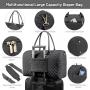 LOVEVOOK portable diaper bag with changing pad and Pacifier Case Large Capacity Mommy Bag fashion Weekender Travel duffel bags