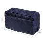 Custom Logo Waterproof Cosmetic Bags Handy Toiletry Makeup Pouch Organizer Case