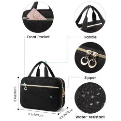 LOVEVOOK custom Hanging Toiletries Makeup Bags with Hook Large Cosmetic Organizer Toiletry travel storage bags for girl women