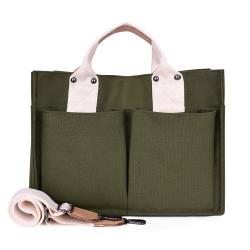 Custom Printed Logo Eco Friendly Crossbody Portable Canvas Cotton Shopping Bag