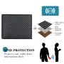 Men PU Leather Wallet RFID Blocking Card Holder Wallet With Flap