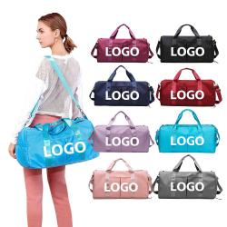 fashion personalized waterproof carry-on luggage overnight weekender bag leisure gym tote duffel sport bag for ladies