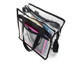 KBW759 PVC Women's Shoulder Bag Transparent Solid Color Crossbody Simple Casual Jelly Bag