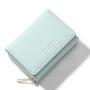 Wholesale Simple Women's Short Wallets Female Purses Card Holder Wallets Leather Coin Money Clip Bag 3 Folded Wallet carteras para mujer