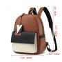 Fashion velvet women's Leisure Bags laptop Women's Leather design custom school backpacks 2024