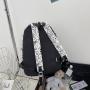 Full whole printing cheap custom logo design leisure lightweight girls school bag backpack