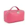 Fashion Design PU Vegan Leather Cosmetic Pouch RPET Small Makeup Bag