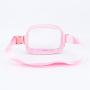Factory price wholesale  custom logo OEM/ODM crossbody pvc transparent bag for girls and womens