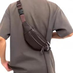 ZWY152 Hot Sale New Messenger Bags Genuine Leather Crossbody Chest Shoulder Bag Wholesale Outdoor Travel Sling Bags for Men