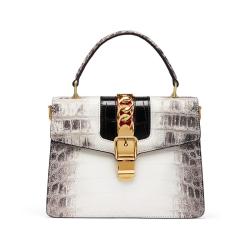 OEM Sac A Main De Lux Pour Femm 2022 Genuine Crocodile Leather Ladies Handbags Luxury Designer Women Crossbody Bags Shoulder