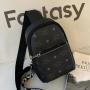 Hot Selling Ladies Mini Chest Purse Sling Shoulder PU Leather Crossbody Bag Fashionable Luxury Travel Bag for Women