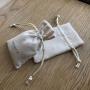 Custom Logo Suede Jewelry Packaging Pouch Bag Suede Packaging Jewellery Bag