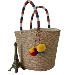 Handmade Vacation Wind Fashion Spring Summer Rattan Straw Beach Woman Woven Tote Bags Handbags Tote Summer Beach