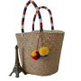 Handmade Vacation Wind Fashion Spring Summer Rattan Straw Beach Woman Woven Tote Bags Handbags Tote Summer Beach