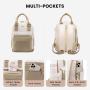 LOVEVOOK Cute Daypack for School Travel Party Stylish Waterproof Backpack Purse with USB Port Mini Backpack for Women Girls