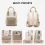 LOVEVOOK Cute Daypack for School Travel Party Stylish Waterproof Backpack Purse with USB Port Mini Backpack for Women Girls