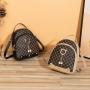 Flower material mini leather backpack for woman hot selling small backpack for women wholesale versatile female bag schoolbag