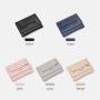 SUSEN CHRISBELLA ODM OEM New Arrival 2024 hot sale wholesale Pu Leather custom logo luxury short wallet women