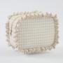 New Trend Hot Sale Lotus Ruffle  Make Up Bag Custom Cosmetic Pouch Travel Cosmetic Bag Toiletry Travel Bag Smart Wallet