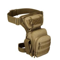 Tactical Leg Bag Unisex Fishing Mobile Riding Waist Bag New Polyester Leggings with Pillow Shape and Zipper Closure