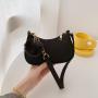 Minimalist chain underarm bag woman 2024 summer product new single shoulder bag small square bag