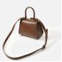 2024 Custom Luxury Vegan Leather Handbag For Ladies Women With Buckle Scarf
