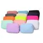 Custom Multi Colors 4 Sizes Storage Travel Toiletry Cosmetic Makeup Bag Organizers Waterproof Pouch Zipper Nylon Pouch