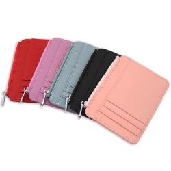 Wholesale lychee pouch wallet women mini wallet coin purse zipper women coin pouch
