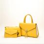Custom Brand Pure Color Pu Handbags Three Small Women Handbags Single Shoulder Diagonal Cross Bag Girl
