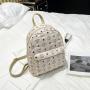 Good Selling New Print Pu Leather Backpack 2024 Wholesale Large Capacity Women's Backpack Bag