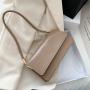 2021 Solid color Fashion Girl Purses Square Underarm Handbags PU Ladies Fashion Designer Women Shoulder Bag For Lady