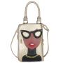 Fashion design retro INS style hand-held slant small square bag PU for  woman