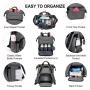 Custom Dry-Wet Separated Baby Nappy Changing Bag Waterproof Travel Back Pack with USB Charging Port Stroller Diaper Bag Backpack