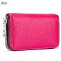 Custom fashion women coin purse leather mini wallet rfid blocking leather coin purse wallet for women