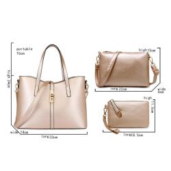 2024 Wholesale Fashion 4 Pieces Handbag Set For Women Ladies Designer Tote Bag