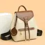 2024 New Pu Leather Shoulder Bag Women Bucket Type Fashion Bag Draw String Customs Backpack Bags for Lady Polyester OEM