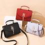 Hot selling women's handbag pu leather 2024 new fashion women's crossbody bags small tassel shoulder square bag